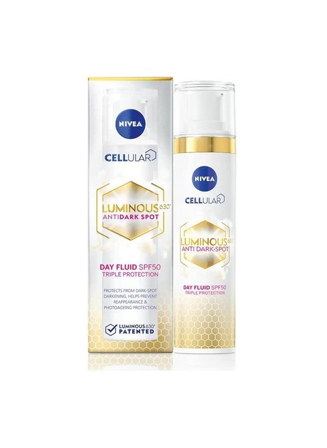 NIVEA Moisturizing CELLULAR LUMINOUS630 ANTI DARK-SPOT (DAY),1.35 fl oz