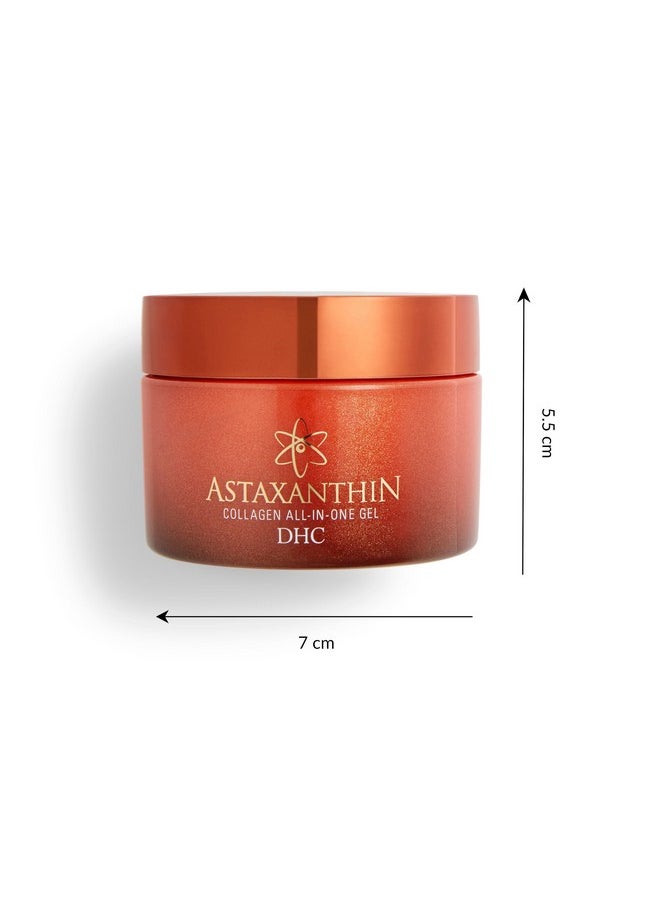 DHC Astaxanthin Collagen All-in-One Gel, Brightening Daytime Facial Moisturizer, Lightweight, Toning, Hydrating, Absorbs Quickly, Collagen, Fragrance and Colorant free, Ideal for all Skin Types
