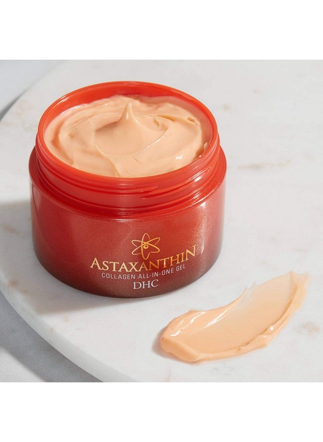 DHC Astaxanthin Collagen All-in-One Gel, Brightening Daytime Facial Moisturizer, Lightweight, Toning, Hydrating, Absorbs Quickly, Collagen, Fragrance and Colorant free, Ideal for all Skin Types