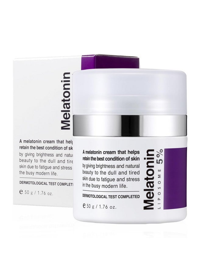 MAXCLINIC Time Return Melatonin Cream | Face Hydrating Cream & Face Moisturizer for Dry Skin | Relaxing Face Cream for Women & Men | Melatonin Face Cream for Resilient Skin, 1.76 oz