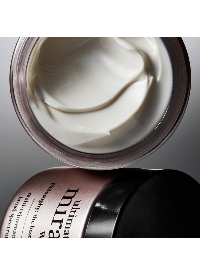 philosophy ultimate miracle worker multi-rejuvenating face moisturizer cream + spf 30 - with encapsulated retinol - delivers firmer, youthful looking & radiant skin without irritation - 2 fl oz