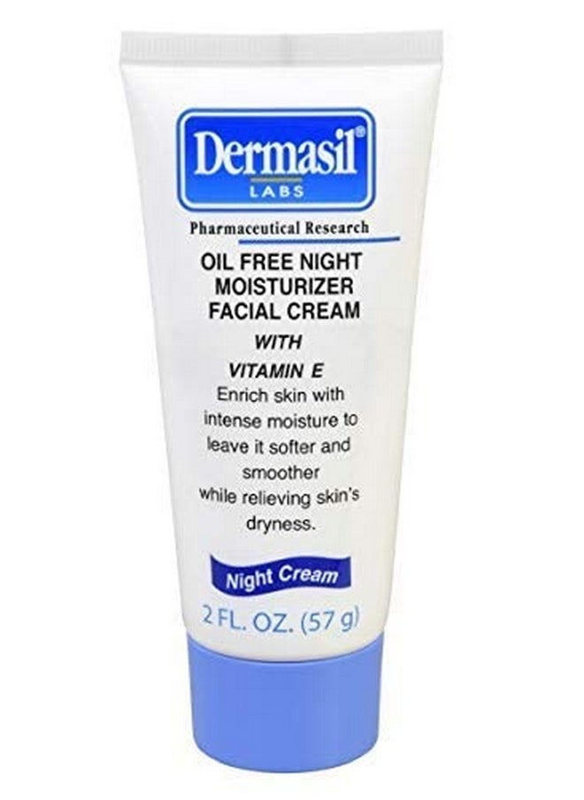 Dermasil Labs, Day Oil Free Facial Cream and Night Oil Free Facial Cream, Hypo-allergenic, Vitamin E, 2-oz. Tubes