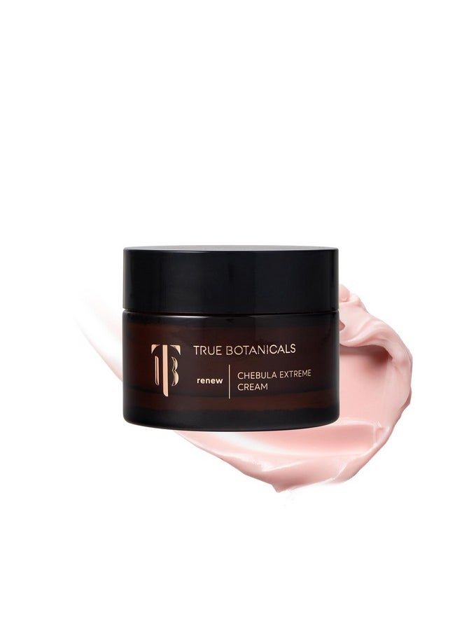 True Botanicals - Chebula Extreme Cream | Non-Toxic, Cruelty-Free | Anti-Aging Moisturizer | Hyaluronic Acid | Targets Fine Lines & Wrinkles for Dry and Sensitive Skin | MADE Safe (1.7 fl oz | 50 ml)