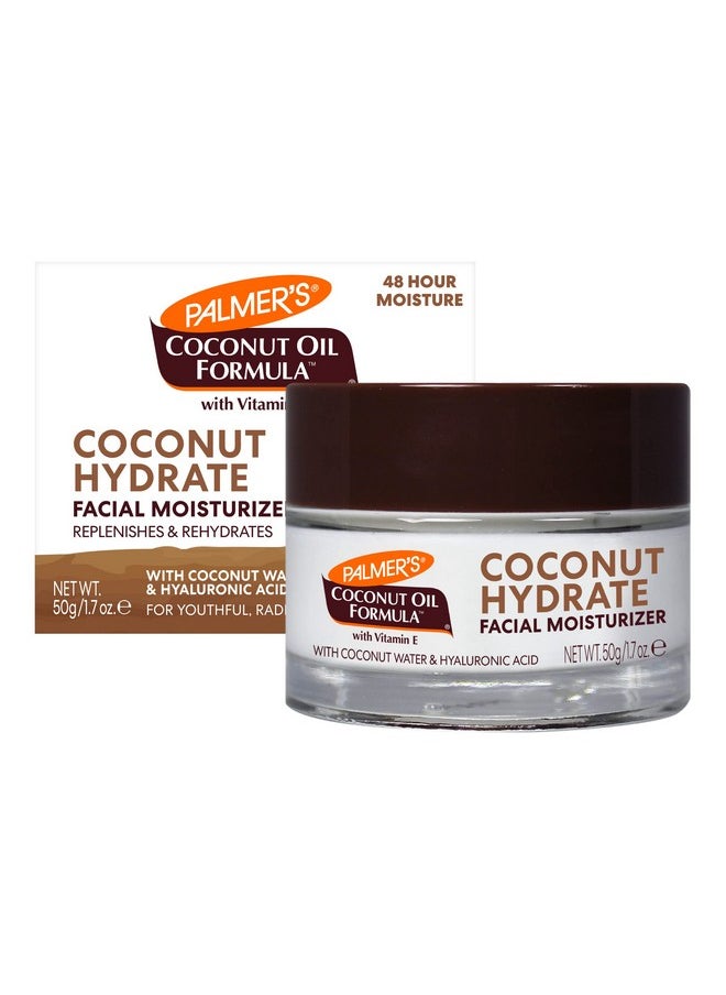 Palmer’s Coconut Oil Formula Coconut Water Face Moisturizer, 1.7 Ounce Jar