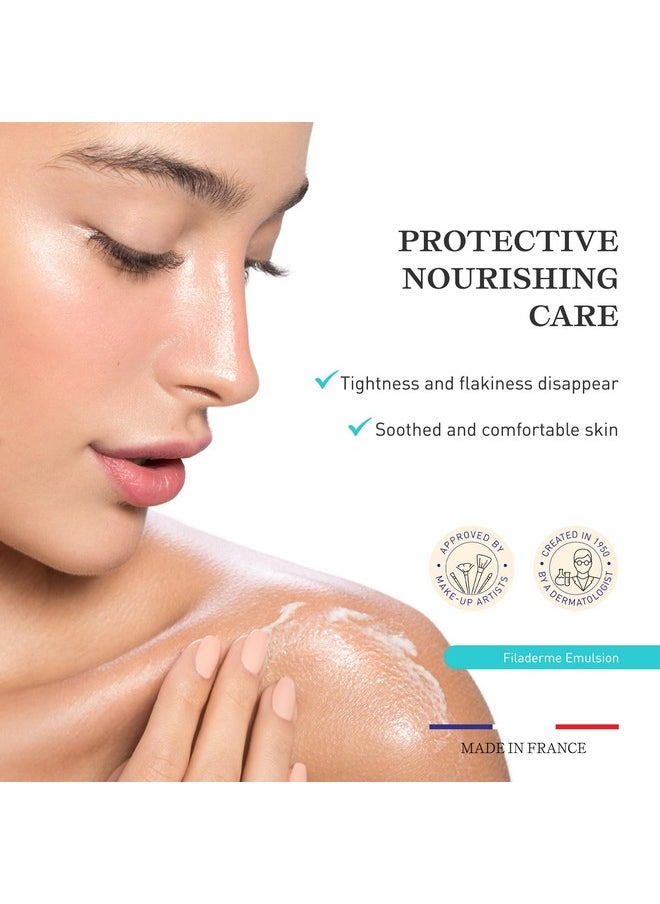 Embryolisse Filaderme Emulsion. Hydrating Face Moisturizer & Intensive Nourishing Repair for Dry to Very Dry Skin, With Aloe Vera & Shea Butter, 2.54 Fl Oz