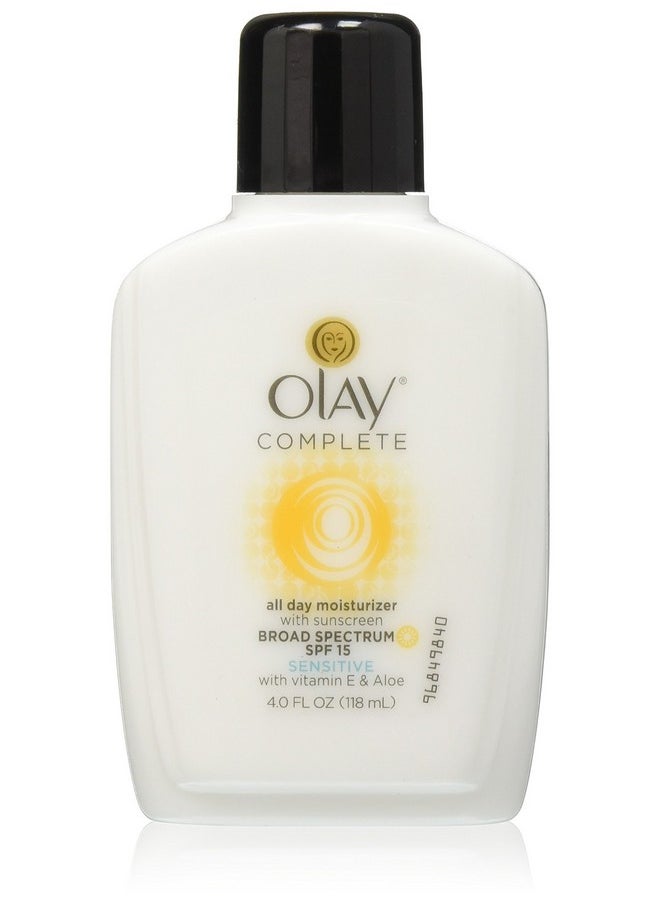 OLAY Complete All Day Moisturizer SPF 15, Sensitive 4 oz (Pack of 2)
