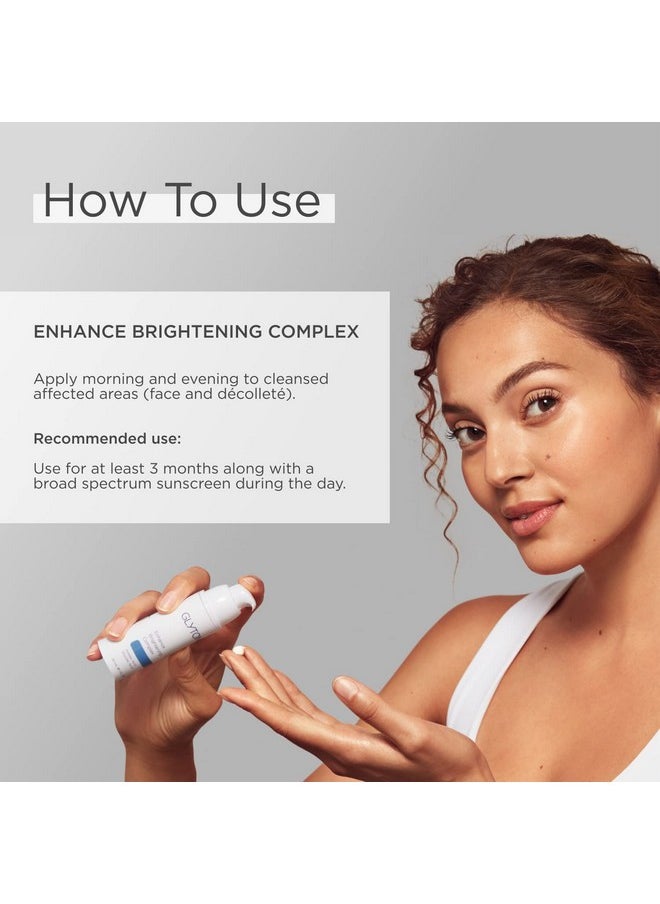 Glytone Enhance Brightening Complex - With 12% Azelaic Acid, 3% Glycolic Acid - Brightens Skin & Reduces Dark Spots - Non-Comedogenic - 1 fl. oz.