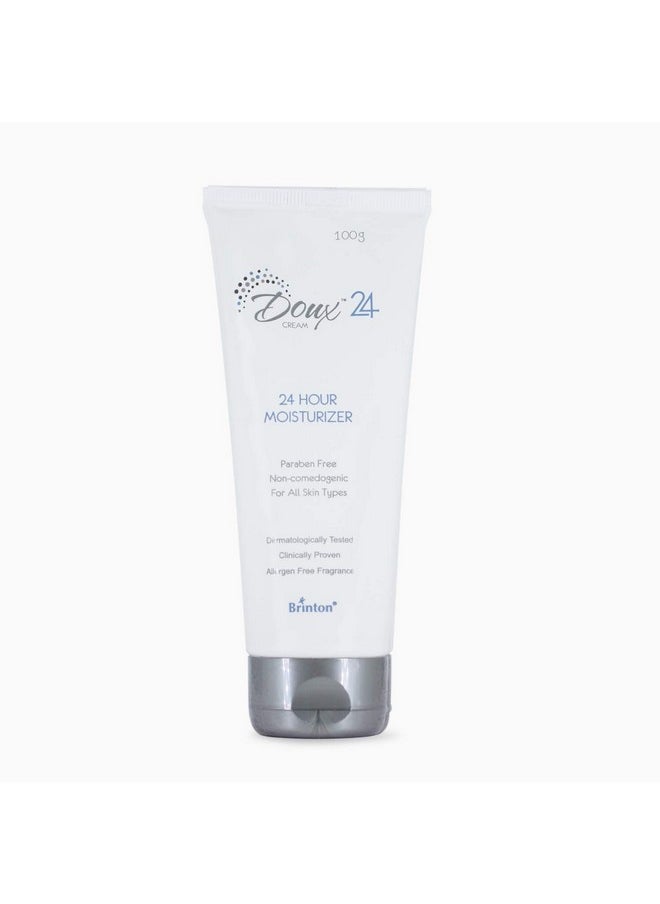 Brinton Doux 24 Hour Moisturizer Cream Face, Moisturizer, For Women, Ladies, Men, Man, 100 g, blue
