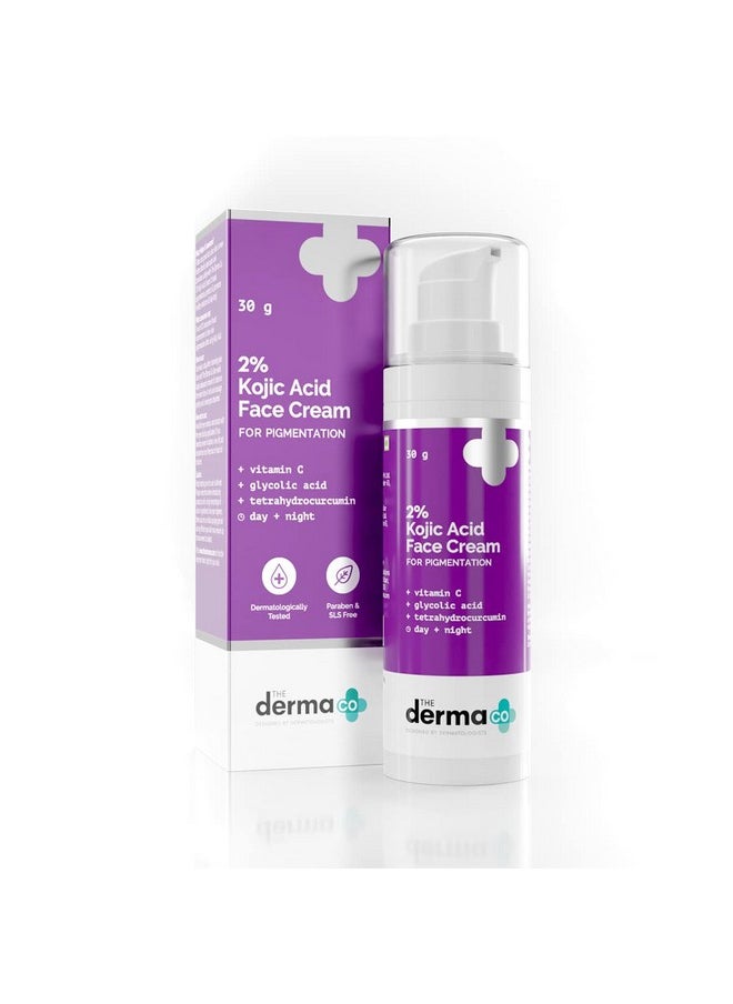 The Derma Co Face Cream | Infused with Vitamin C | Helps Reduce Wrinkles, Spots & Scars | Damage Repair Moisturizer | Suits All Skin Types | 1.01 Fl Oz/30ml