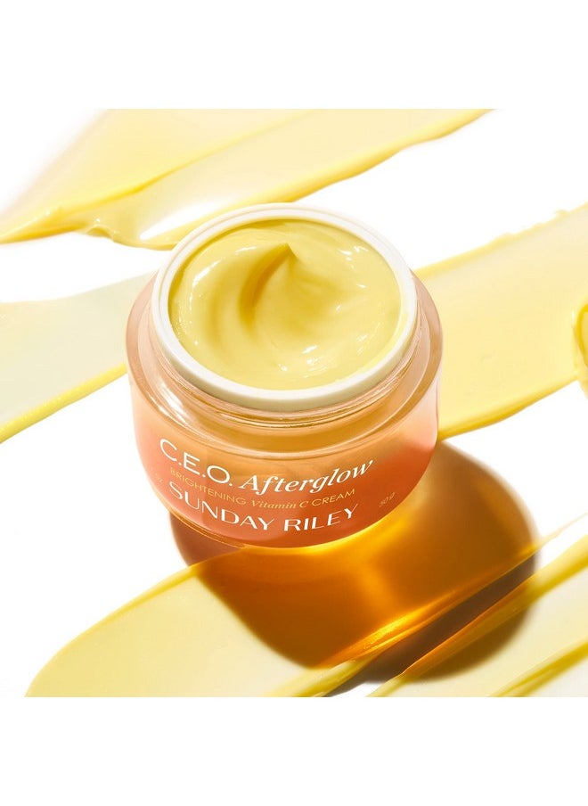C.E.O. Afterglow Brightening Vitamin C Gel Cream I Lightweight Firming Hydration
