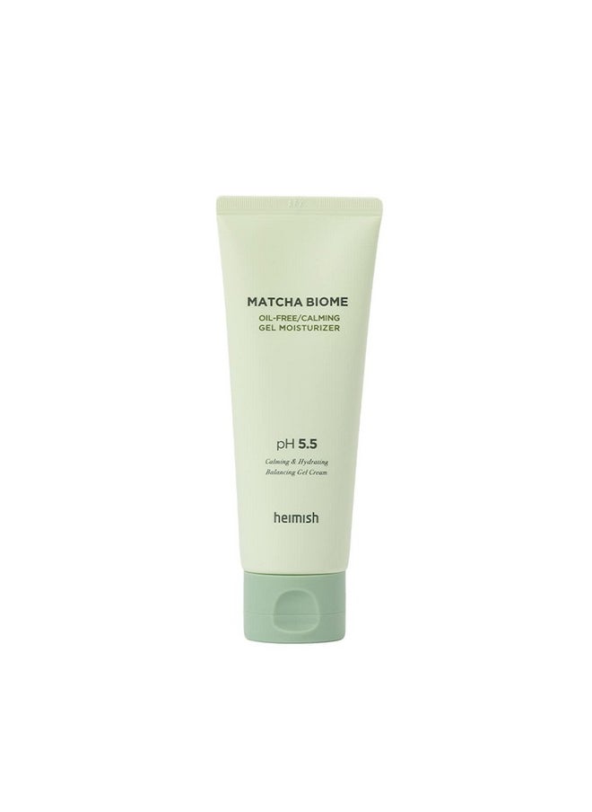 [heimish] Matcha Biome Oil-Free Calming Gel Moisturizer 3.38 fl.oz / 100 ml | Oil Free, Pore and Sebum Control | Moisturizing, Cooling Gel Cream, Natural Ingredients, Soothing Cream, Korean Skincare