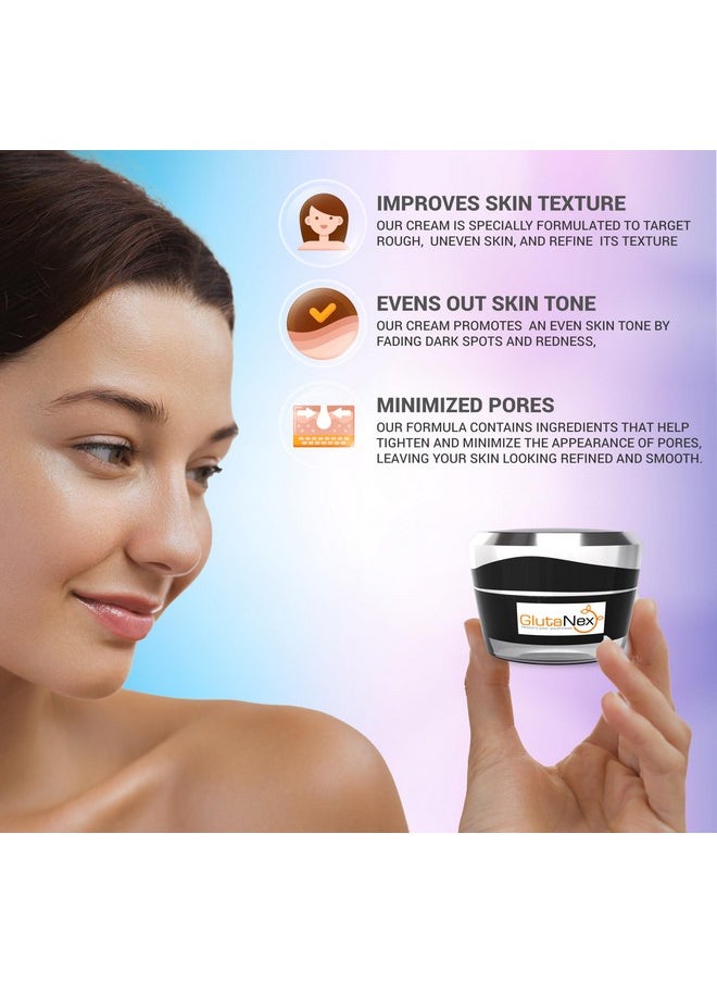 Glutanex Advanced Fairness Night Cream for Glowing Skin Intensive Even Tone Brightening Formula Fair and Flawless with Nourishing Blend (Pack of 1 - Restore your Youthness)
