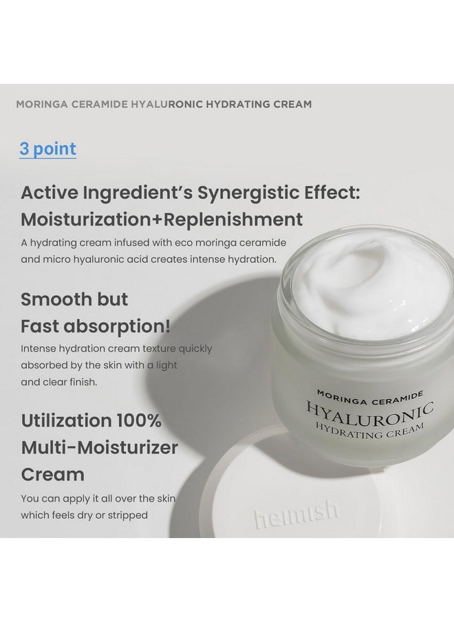 HEIMISH Moringa Ceramide Hyaluronic Hydrating Cream 50ml/1.69 fl.oz.