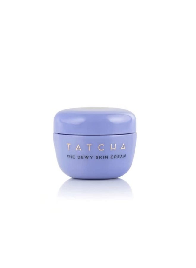 TATCHA The Dewy Skin Cream | Rich Face Cream to Hydrate, Plump and Protect Dry and Combo Skin | 10 ml / 0.34 oz