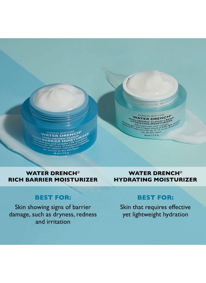Peter Thomas Roth | Water Drench Hyaluronic Cloud Rich Barrier Moisturizer, Skin Barrier Cream, Hyaluronic Acid Moisturizer, Moisturizer For Dry Skin