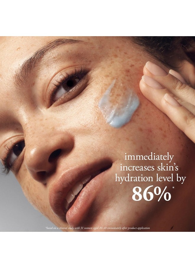 philosophy hope in a jar hyaluronic glow water cream face moisturizer - with hyaluronic acid & pineapple extract - provides 72-hour hydration & primes skin for makeup - 2 fl oz.