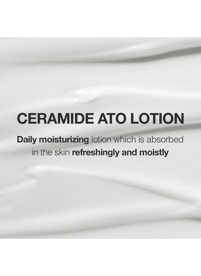 ILLIYOON Ceramide Ato Lotion 528ml(17.85oz) | Daily Moisturizing Lotion for All Skin Types | Deep Moisturizing and Soothing Effect | Korean Skin Care