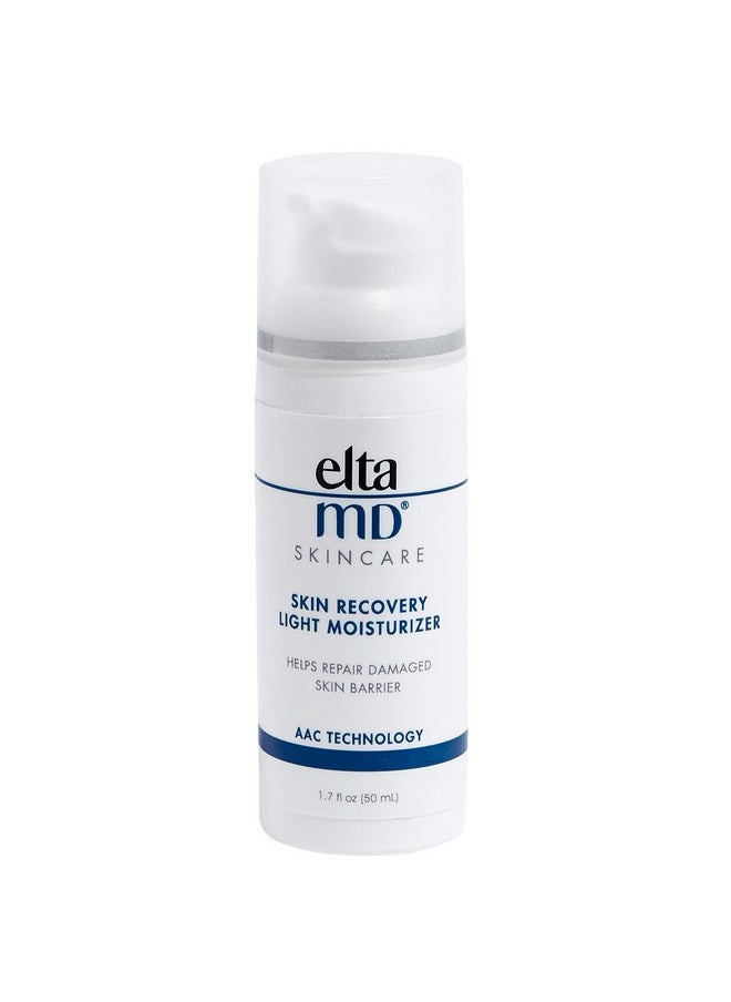 EltaMD Skin Recovery Light Face Moisturizer for Dry Skin, Oil Free Hydrating Face Moisturizer for Sensitive and Acne Prone Skin, 1.7 oz Pump