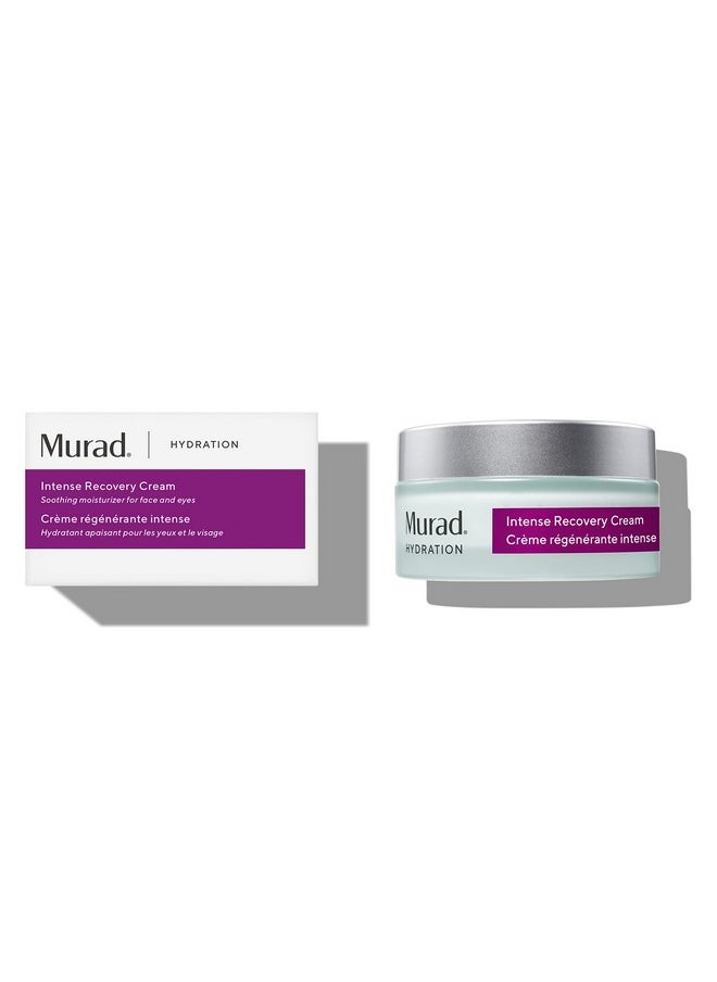 Murad Hydration Intense Recovery Cream - Deeply Moisturizes Severely Dry and Stressed Skin - For Face and Eyes, 1.7 Fl Oz