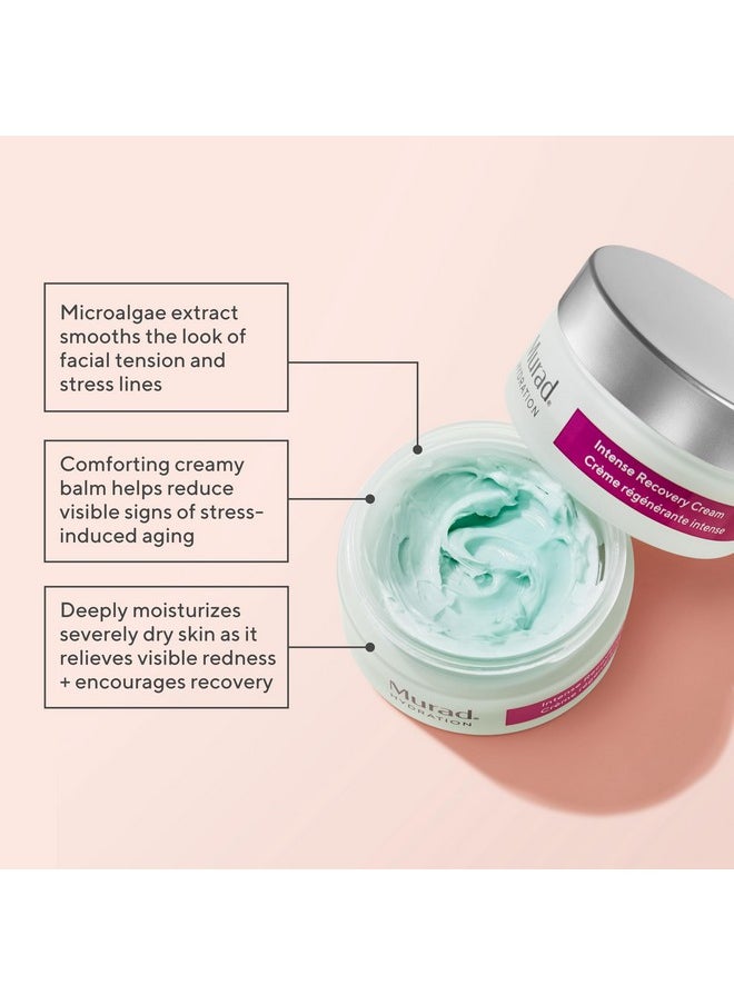 Murad Hydration Intense Recovery Cream - Deeply Moisturizes Severely Dry and Stressed Skin - For Face and Eyes, 1.7 Fl Oz