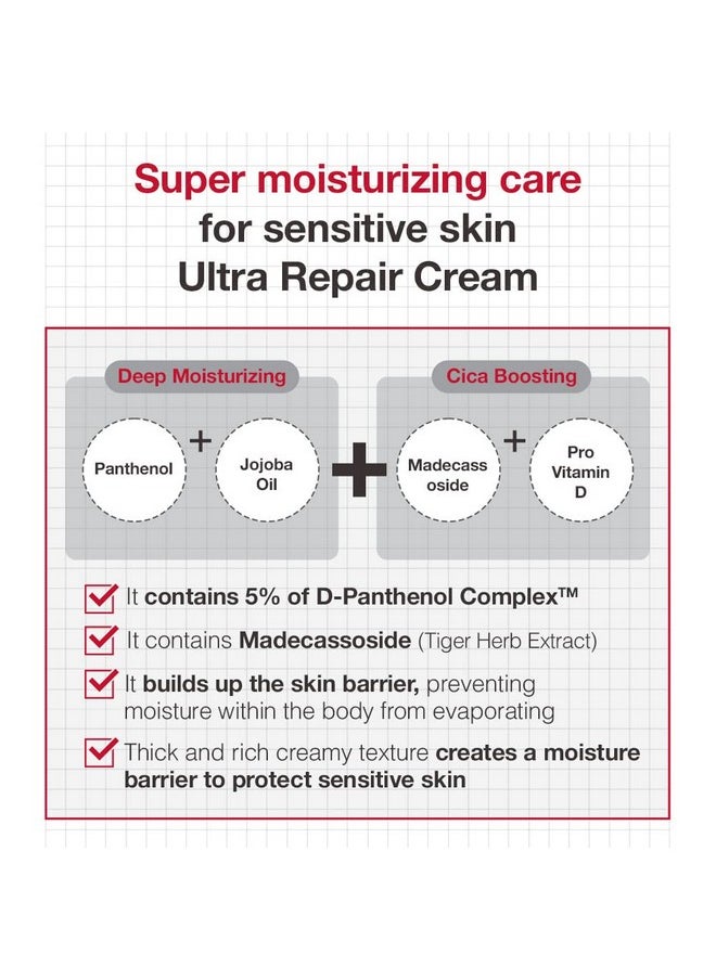 Illiyoon Ultra Repair Intensive Care Cream 200ml(6.76 Fl Oz) | Skin Moisturizing Lotion for Face and Body | Enhancing Skin Barrier Moisturizer for Dry and Sensitive Skin