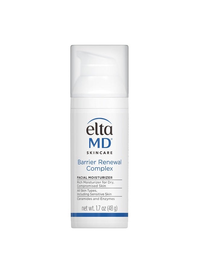 EltaMD Barrier Renewal Complex Face Moisturizer for Dry Skin, Sensitive Skin Moisturizer for Face, 1.7 oz Pump