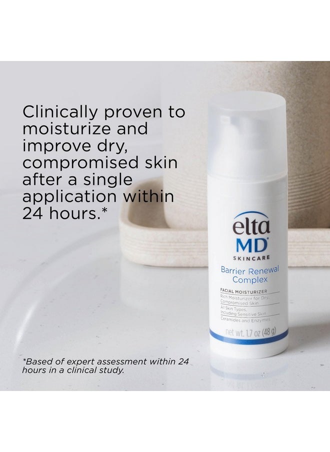 EltaMD Barrier Renewal Complex Face Moisturizer for Dry Skin, Sensitive Skin Moisturizer for Face, 1.7 oz Pump
