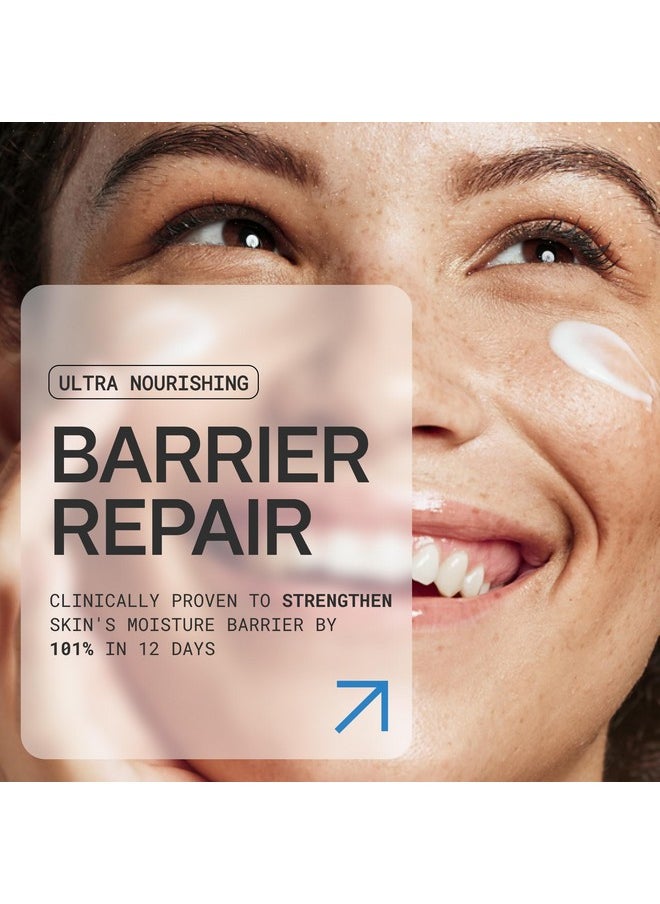 Physiogel Hydrating Facial Cream Moisturizer, Provides 72 hrs of Hydration for Normal to Dry Sensitive Skin, Fragrance Free, Strengthens Skin Barrier, Face Cream for Men & Women, Ceramide, Squalane