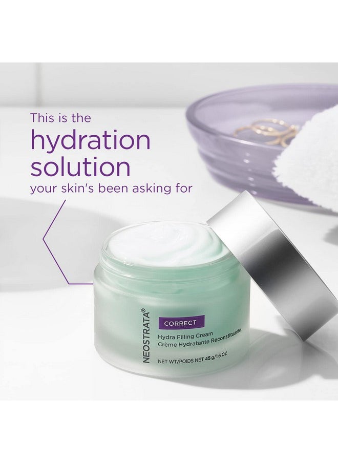 NEOSTRATA Hydra Filling Cream Anti-Wrinkle Concentrate with Hyaluronic Acid Non-Comedogenic, 1.6 oz.