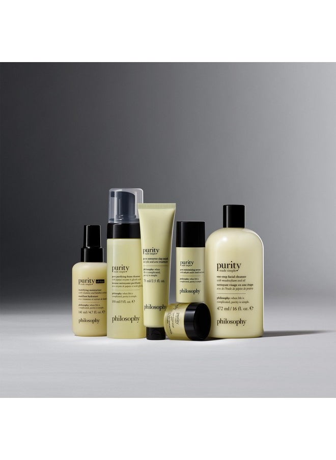 philosophy purity made simple pore ultra-light face moisturizer - with vitamins C & E, green tea, meadowfoam seed oil & chia seed oil - ultra-light nourishing formula delivers 24-hour hydration