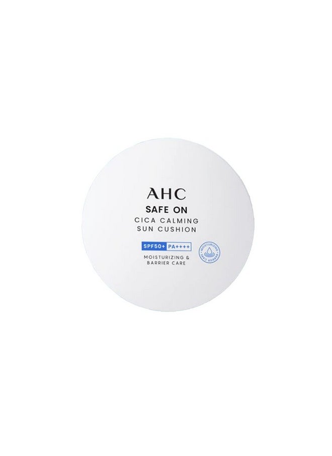 AHC Safe On CICA Calming Sun Cushion SPF 50+ PA++++ 25g Moisturizing & Barrier care