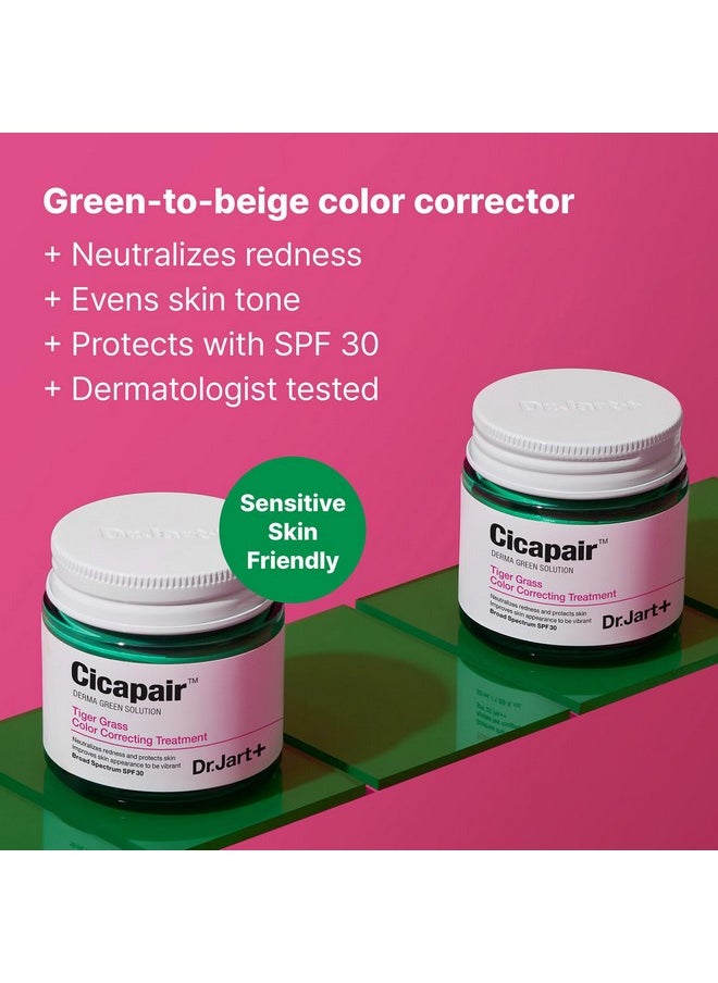 Dr.Jart+ Cicapair Tiger Grass Color Correcting Treatment SPF 30 | cc cream | Korean Skin Care, 0.51 fl oz