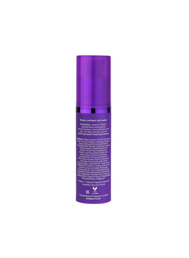 NxN Oil Control Moisturizer with Watermelon & Rosehip to Balance & Hydrate, USA Made, Natural Ingredients, Face Lotion for Oily & Dry Skin Care 1oz