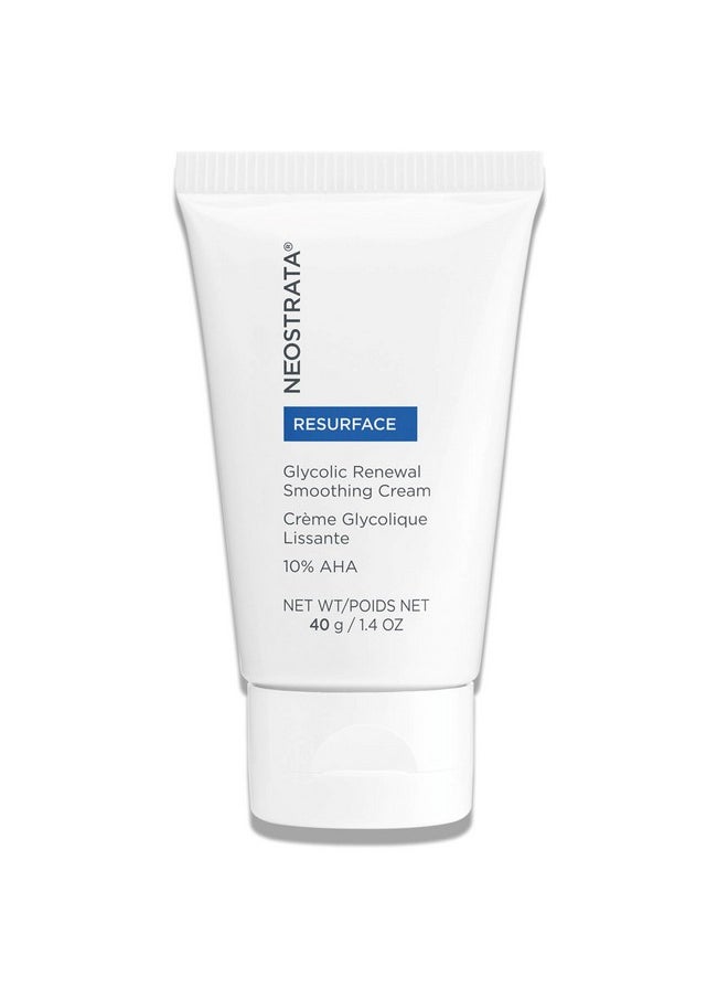 NEOSTRATA GLYCOLIC RENEWAL Smoothing Cream Texture-Refining Moisturizer with Glycolic & Citric Acid, Shea Butter Non-Comedogenic, 1.4 Ounce (Pack of 1)