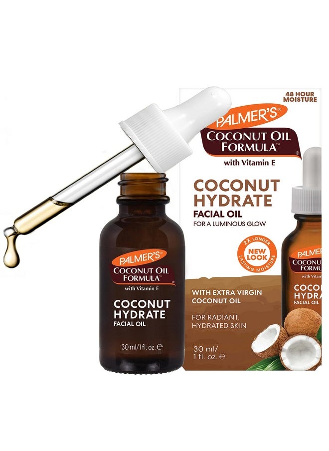 Palmer’s Coconut Oil Formula Coconut Monoi Luminous Hydration Facial Oil, 1 Ounce