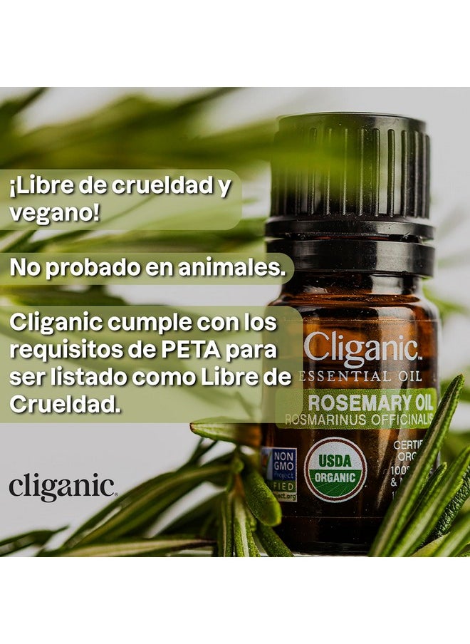 Cliganic Organic Rosehip Seed Oil for Face, 100% Pure | Natural Cold Pressed Unrefined Non-GMO | Carrier Oil for Skin, Hair & Nails