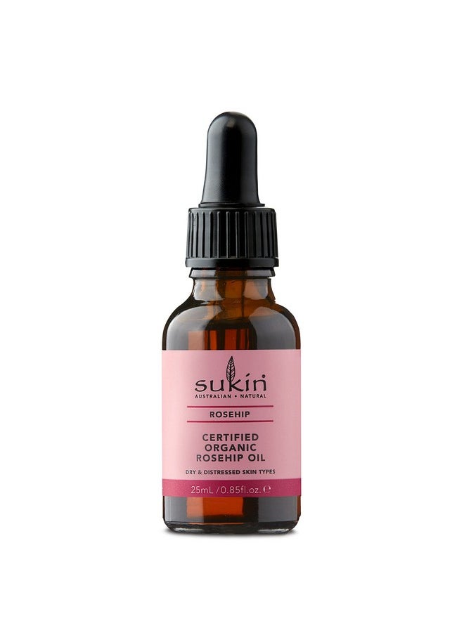 Sukin Certified Organic Rosehip Oil, 0.85 fl oz