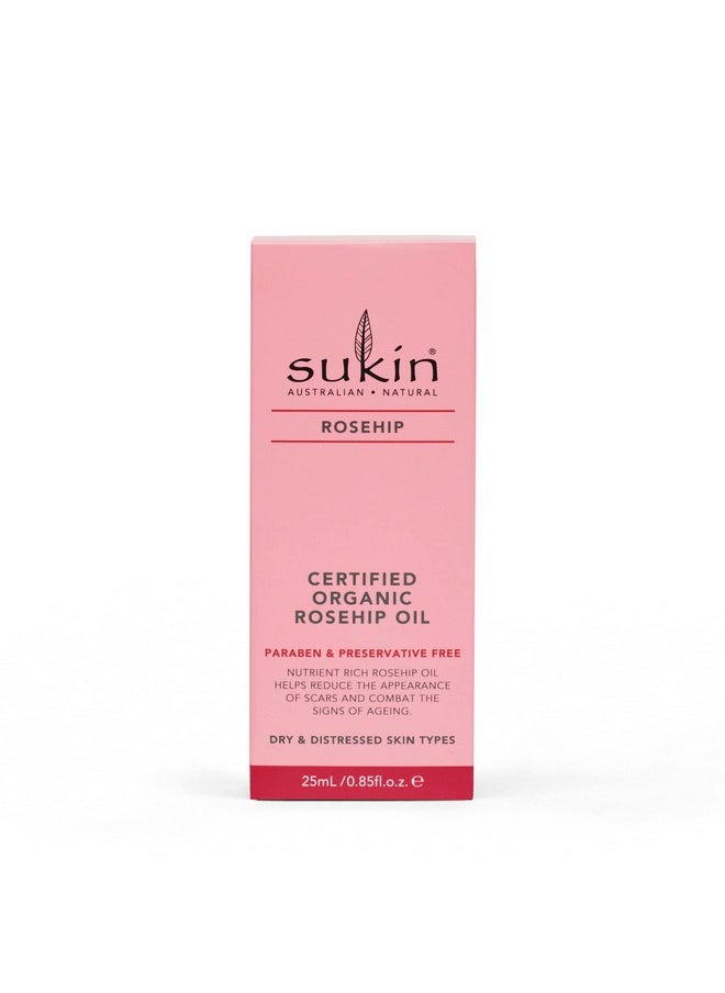 Sukin Certified Organic Rosehip Oil, 0.85 fl oz