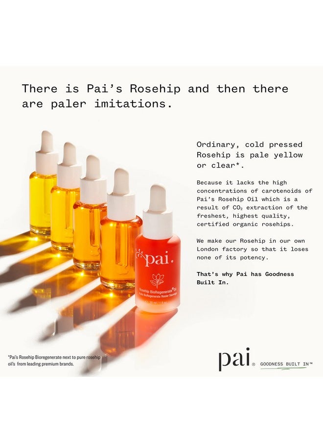 PAI SKINCARE - Organic Rosehip BioRegenerate Universal Facial Oil | Natural, Vegan, Sensitive Skincare (1 fl oz | 30 mL)