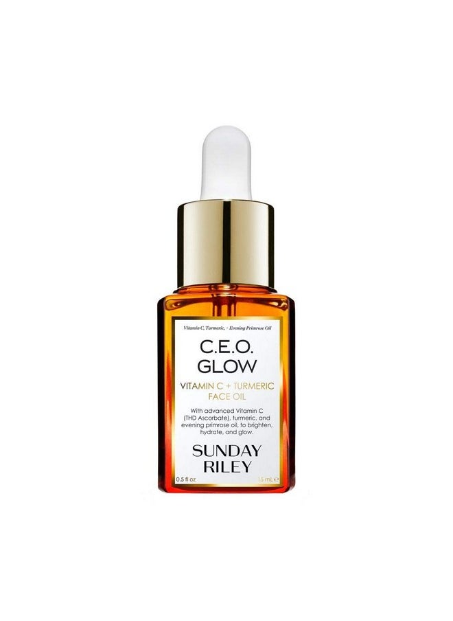 Sunday Riley C.E.O. Glow Vitamin C & Turmeric Face Oil, 0.5 Fl Oz
