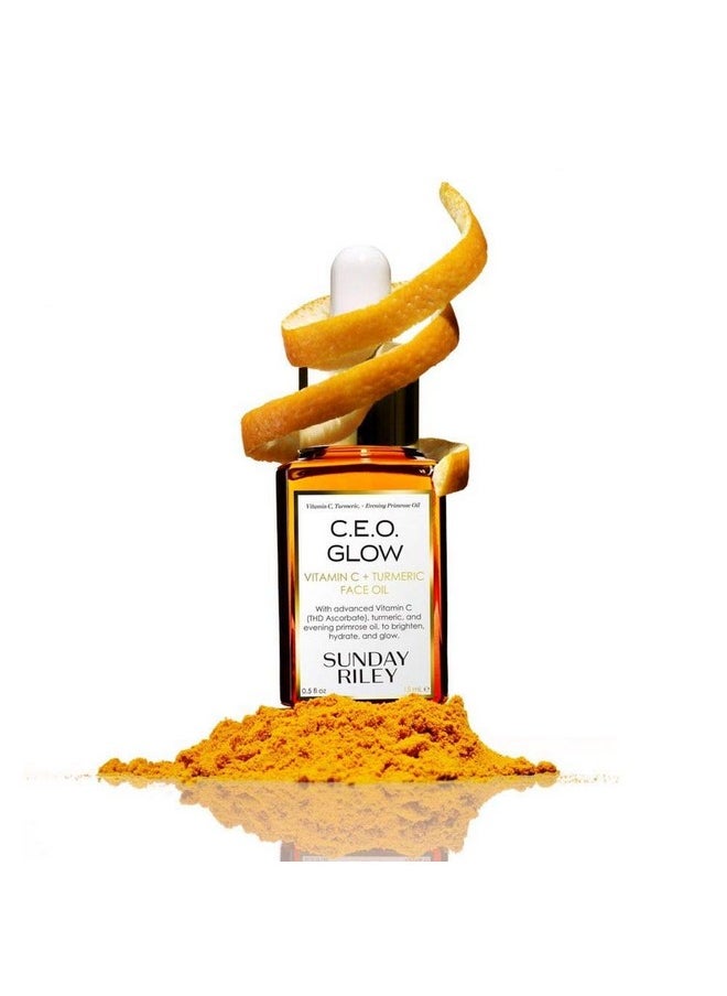 Sunday Riley C.E.O. Glow Vitamin C & Turmeric Face Oil, 0.5 Fl Oz