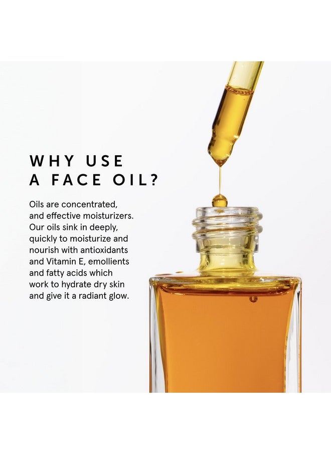 HERBIVORE Phoenix Rosehip Anti-Aging Face Oil - Hydrating with CoQ10, Antioxidants, and Vitamin E for Dry Skin, Plant-based, Vegan, Cruelty-free, 50mL / 1.7 oz