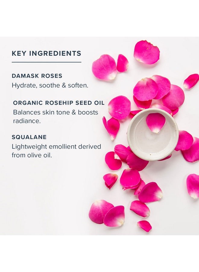 HERITAGE STORE Rose Oil Nourishing Treatment - Hydrating Face Oil for a Natural Glow - Dry to Combination Skin Care w/ Organic Rosehip Seed Oil, Damask Rose, Squalane Oil, Vegan, 60-Day Guarantee, 1oz