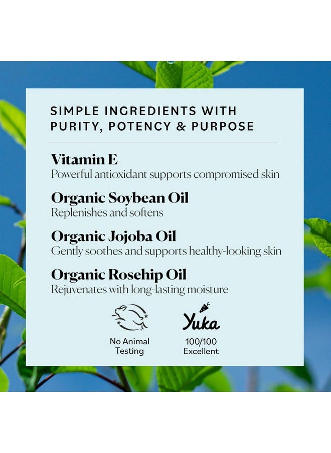 Sky Organics Vitamin E Oil for Face, 36,000 IU Ultra Antioxidant Blend to Deliver Reparative Moisture and Soothe Dry, Damaged & Compromised Skin, 100% Pure Cold-Pressed Facial Oil, 4 fl oz