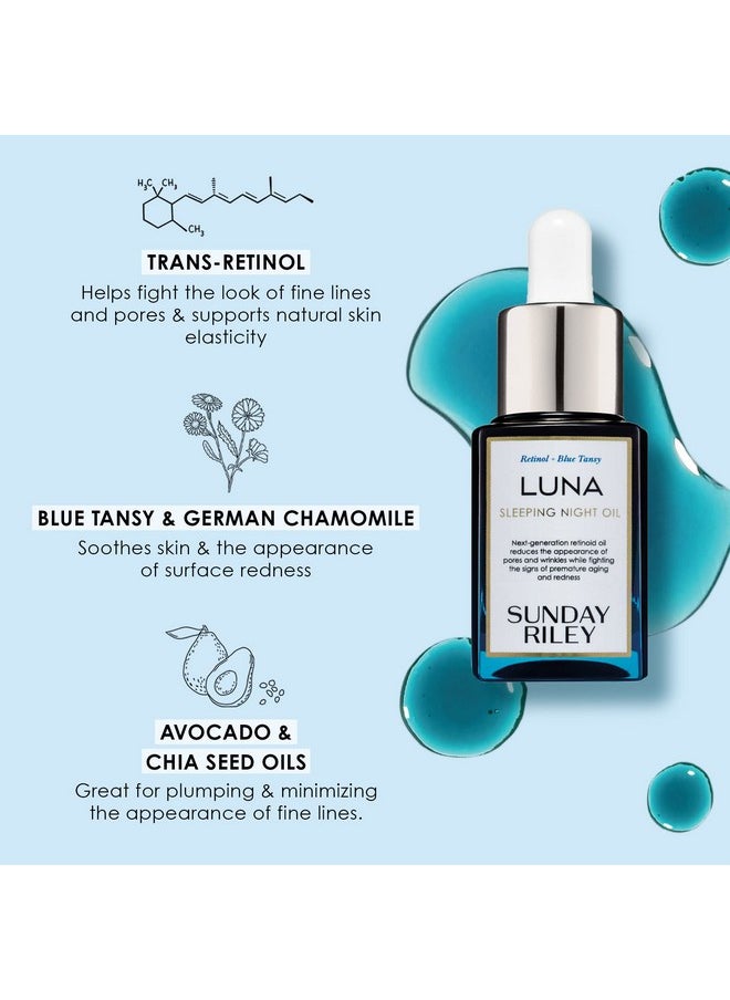 Sunday Riley Luna Retinol Sleeping Night Oil 0.5oz
