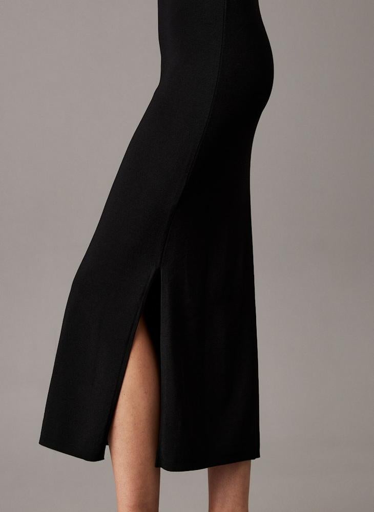 Placed Sweater Dress