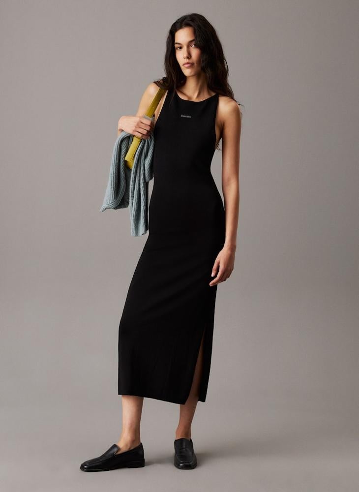Placed Sweater Dress