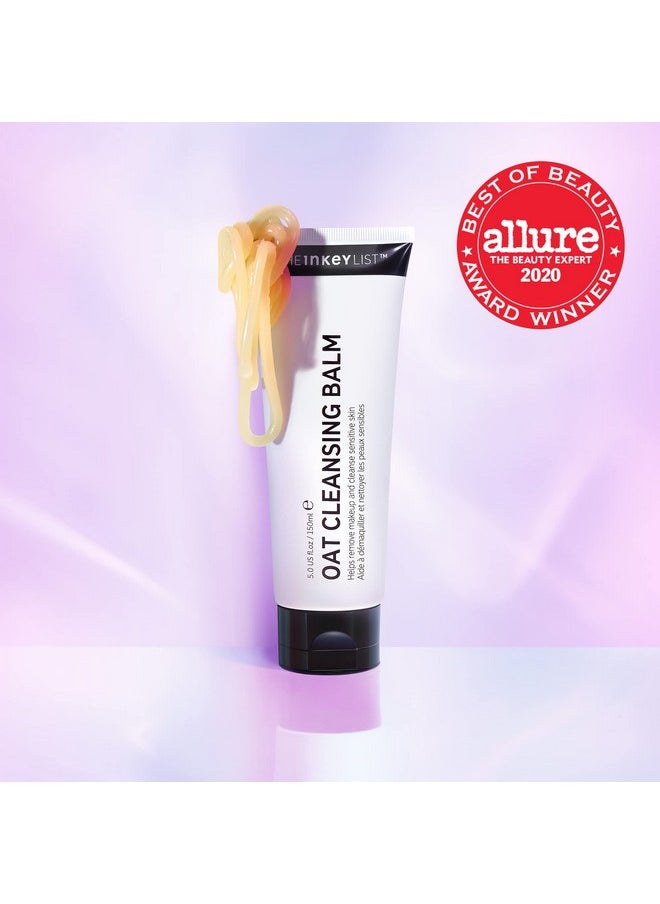 The INKEY List Oat Cleansing Balm, Rich Balm Removes Makeup and Impurities, Reduces Redness, 5.0 fl oz