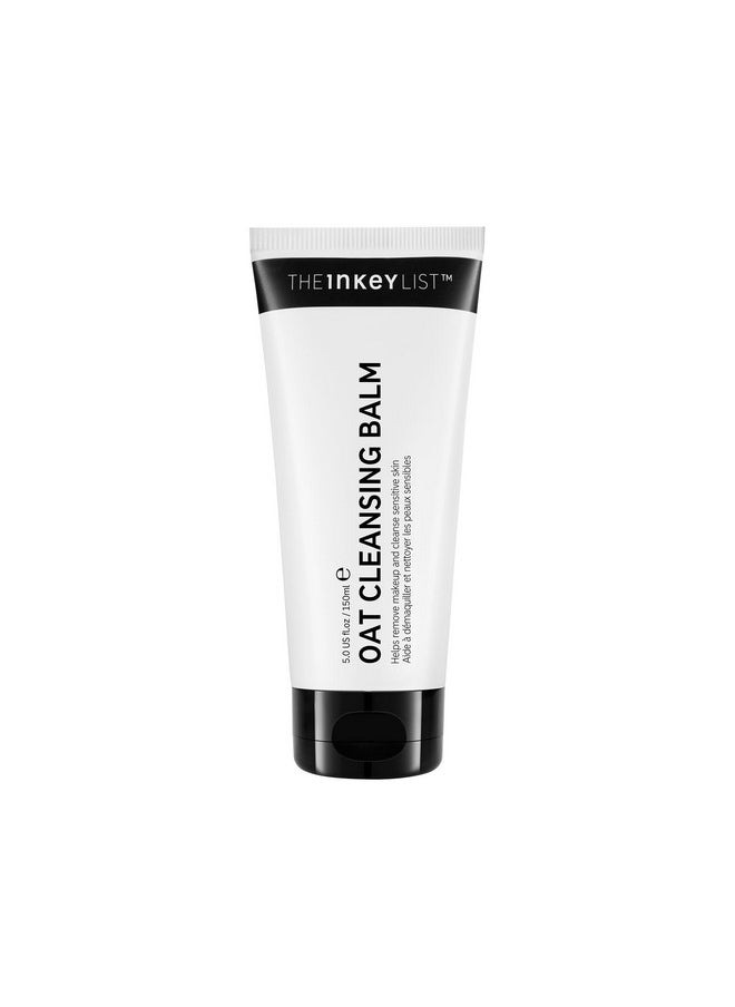 The INKEY List Oat Cleansing Balm, Rich Balm Removes Makeup and Impurities, Reduces Redness, 5.0 fl oz