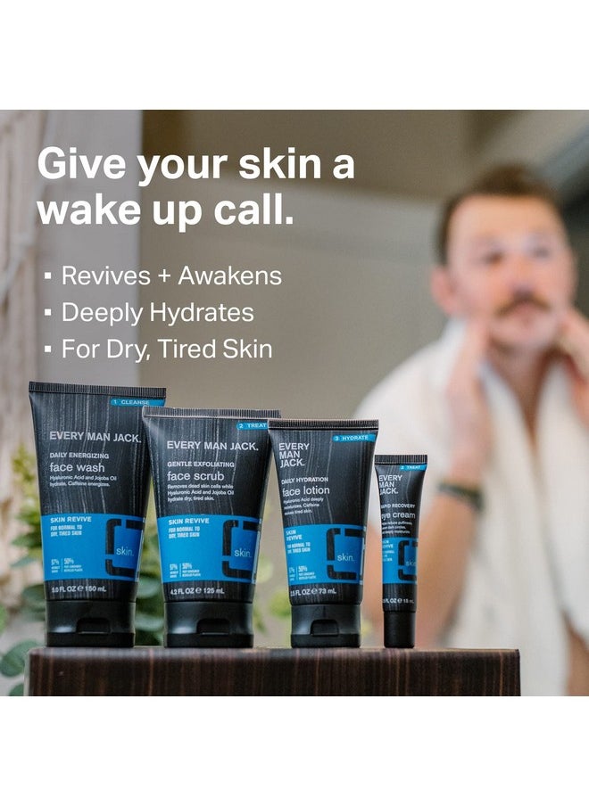 Every Man Jack Daily Face Wash for Men - Gently Cleanse, Moisturize, and Revive Dry, Tired Skin with Hyaluronic Acid and Niacinamide - 5 oz Men's Face Wash (2 Pack)